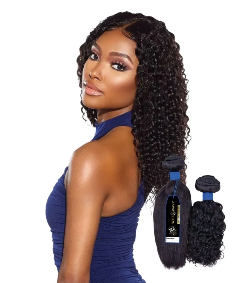 12a virgin human hair wet wavy bohemian bare natural