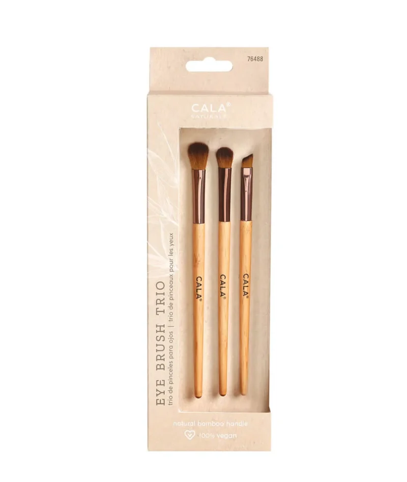 3 piece cala eye brush set for smokey eyes 76488