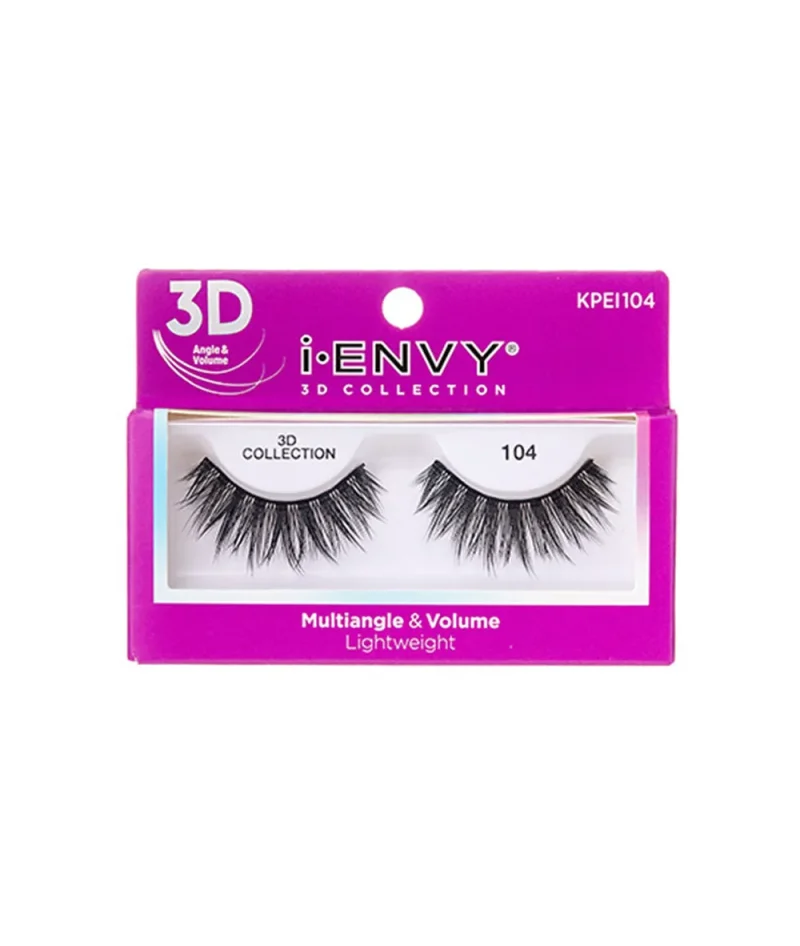 3d i envy eyelashes kpei104 natural look reusable