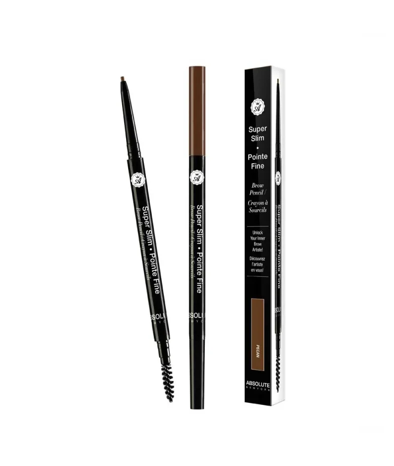 absolute new york super slim brow pencil precision shaping sseb