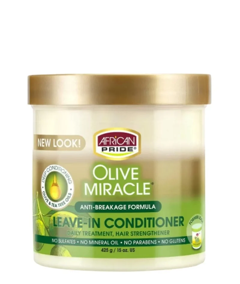 african pride olive miracle leave in conditioner 15oz