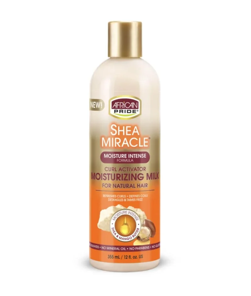 african pride shea miracle silky hair moisturizer 12 oz