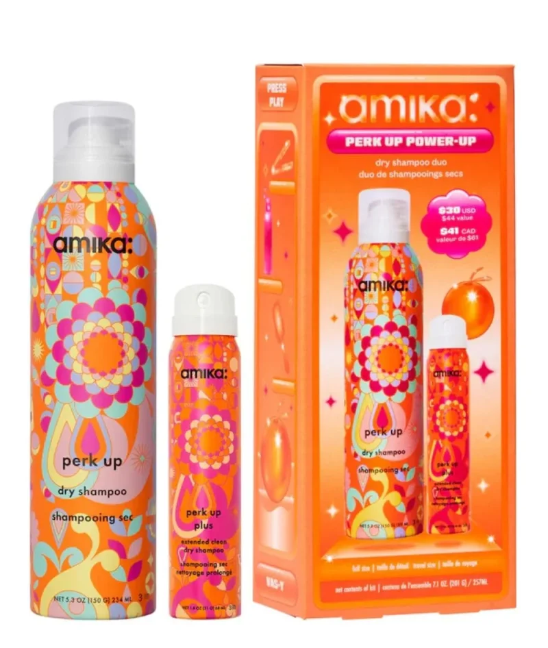 amika perk up dry shampoo duo volumize refresh hair