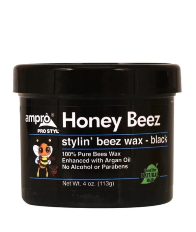 ampro honey beez wax in black 4oz