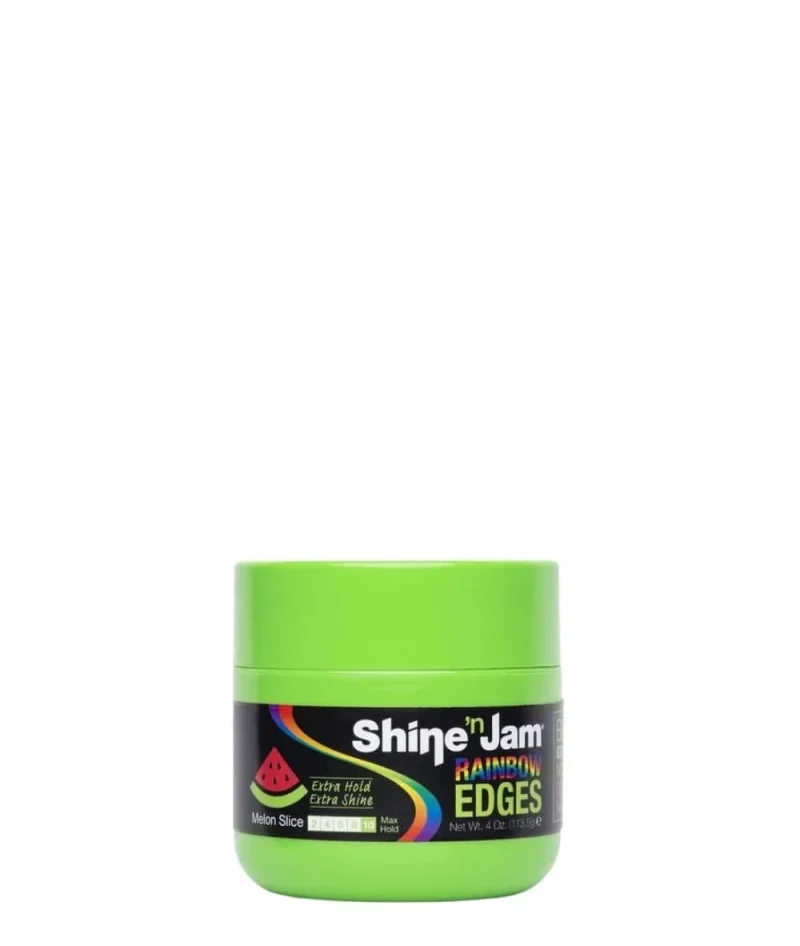 ampro shine n jam extra hold rainbow edge melon slice 4oz