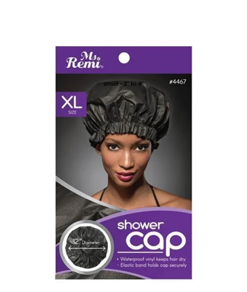 annie x large black shower cap 4467 waterproof shower protection