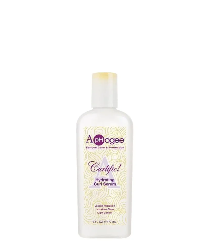 aphogee curlific hydrating curl serum 6oz curly hair essential