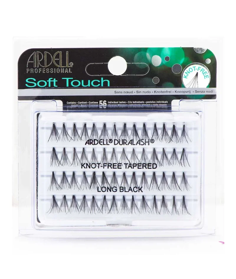 ardell soft touch knot free tapered lashes black