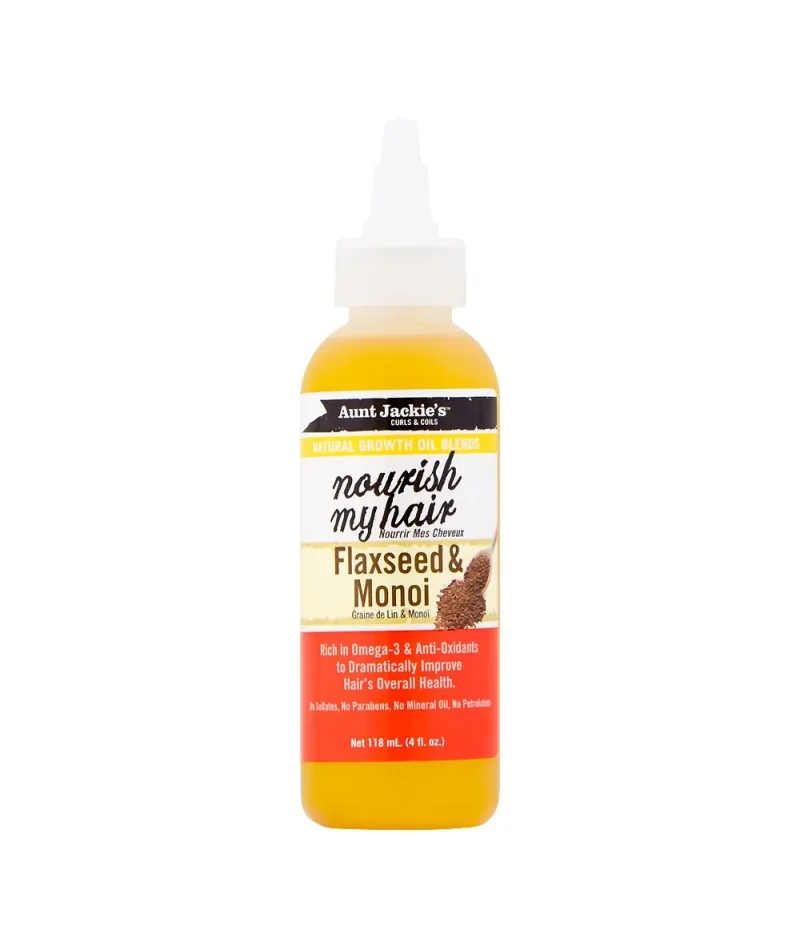 aunt jackie s flaxseed monoi growth oil 4oz