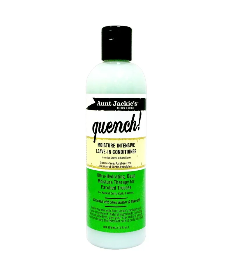 aunt jackie s quench 12oz leave in conditioner for deep moisture