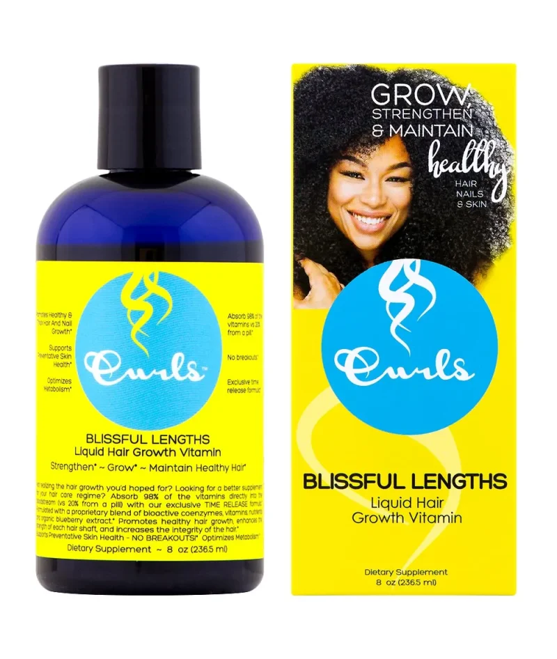 blissful lengths liquid hair growth vitamins 8oz