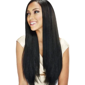 bobbi boss 7pc natural straight clip in hair extensions