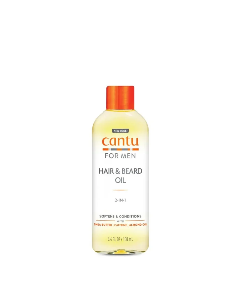 cantu men s hair beard oil 2 in 1 3 4oz