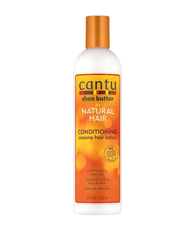 cantu shea butter creamy hair lotion 12oz nourish moisturize