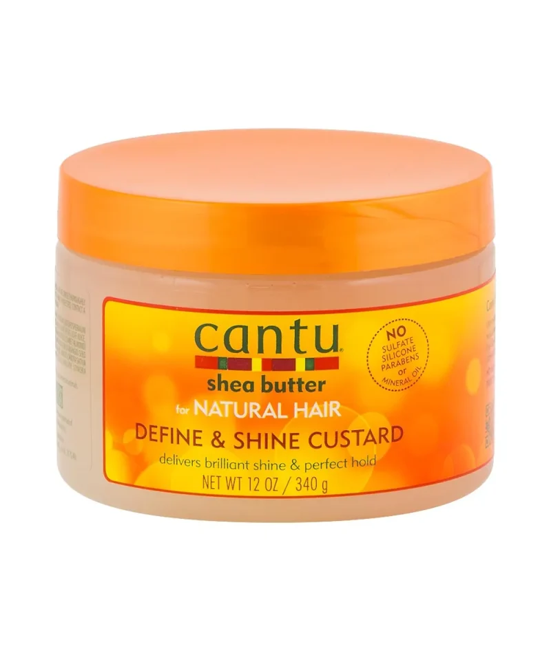 cantu shea butter define shine custard for natural hair 12oz