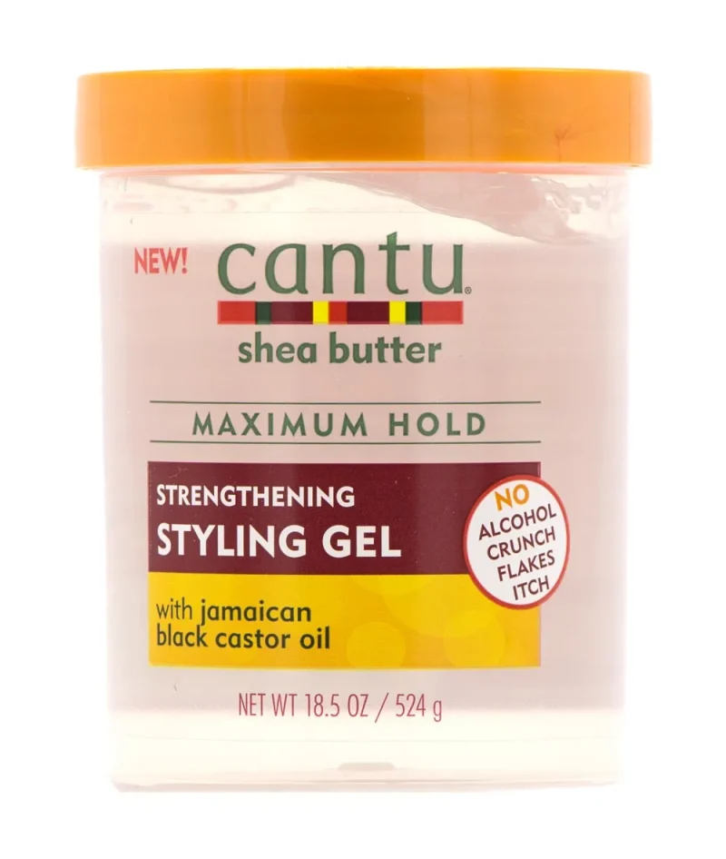 cantu shea butter styling gel with jamaican black castor oil 18 5oz