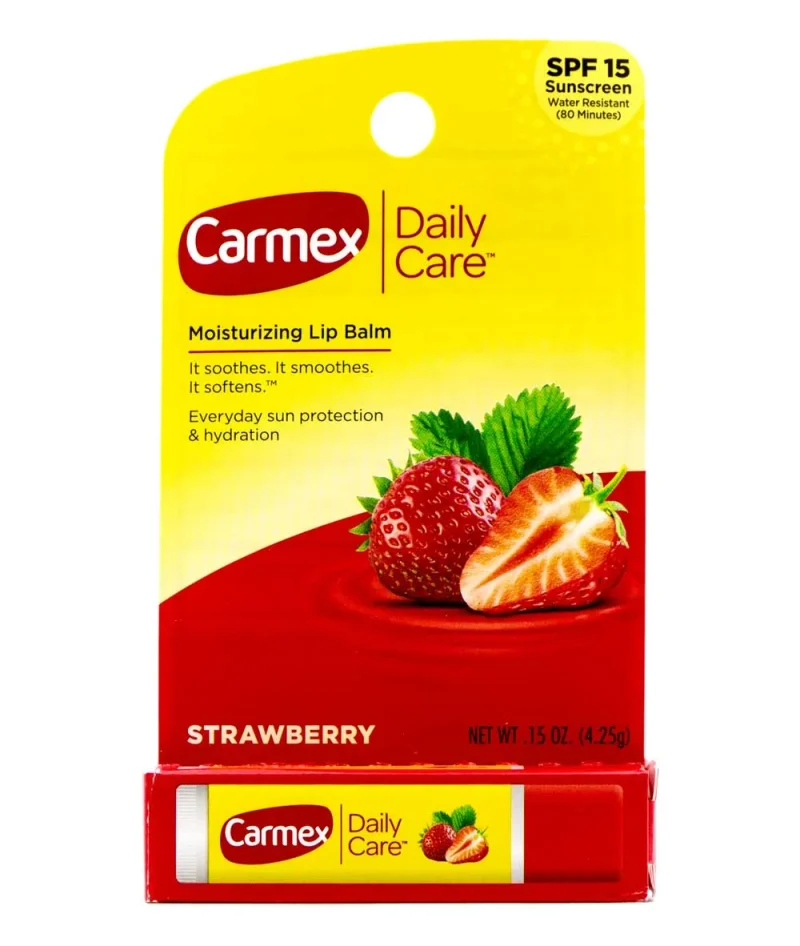 carmex moisturizing lip balm 0 15 oz pack of 15