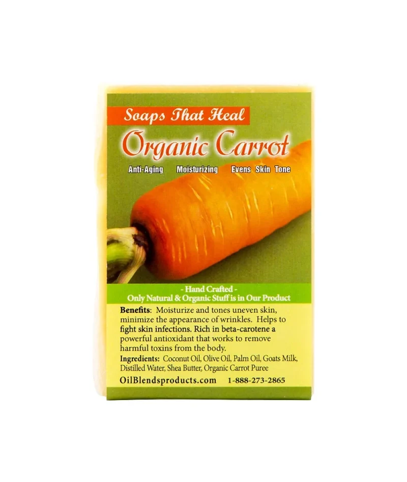 carrot soaps for skin healing