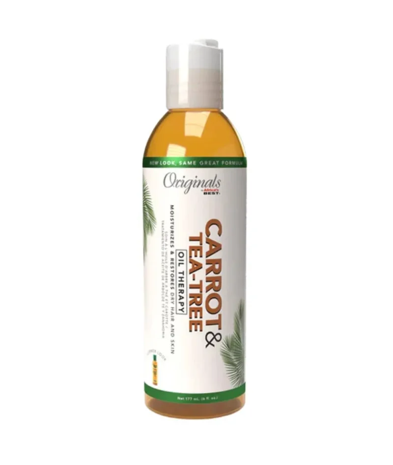 carrot tea tree oil therapy shampoo 6oz deep cleansing nourishing