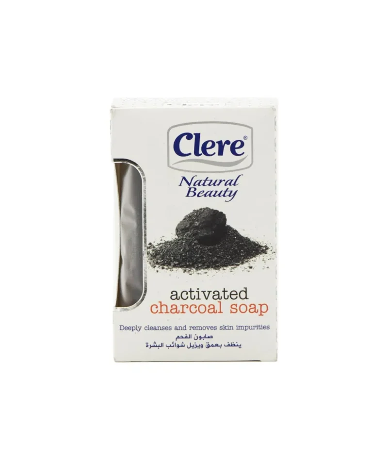 clere activated charcoal soap 5 2oz