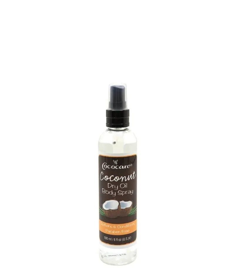 cococare coconut dry oil body spray 6oz