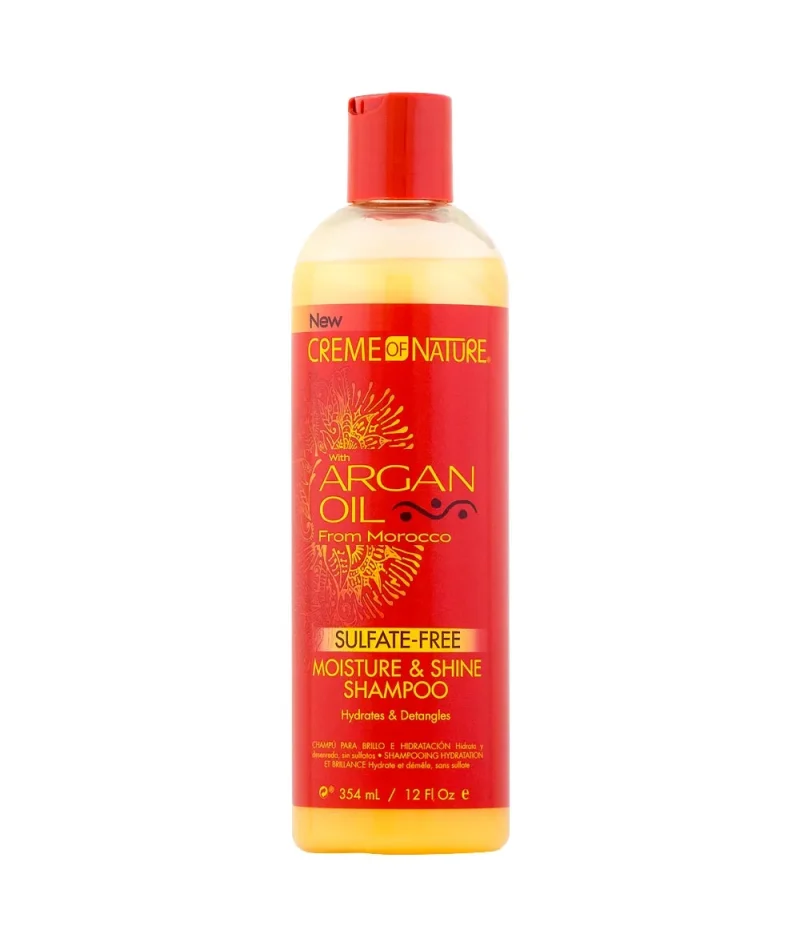 creme of nature argan oil sulfate free moisture shampoo 12oz