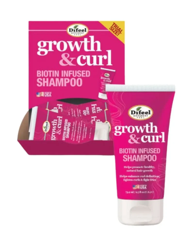 difeel growth curl biotin shampoo 2 5oz