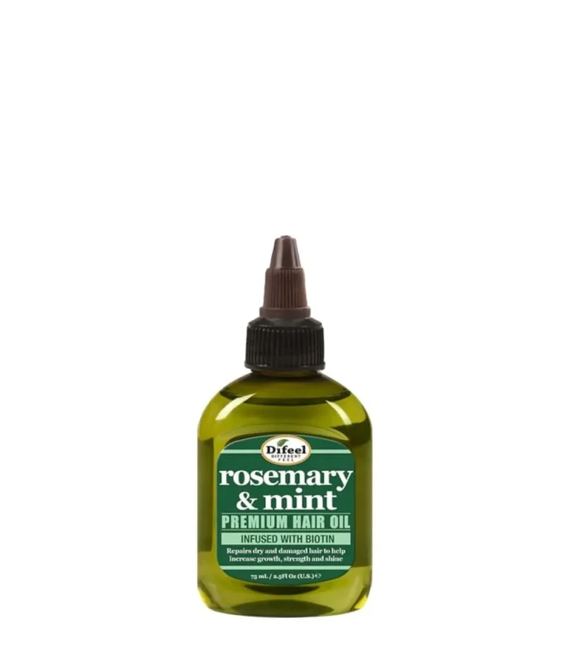 difeel rosemary mint hair oil 2 5oz strengthens nourishes