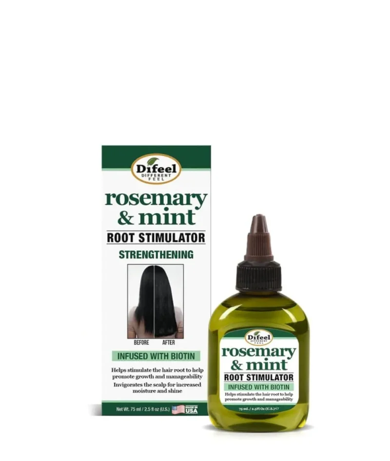 difeel rosemary mint root stimulator hair growth serum