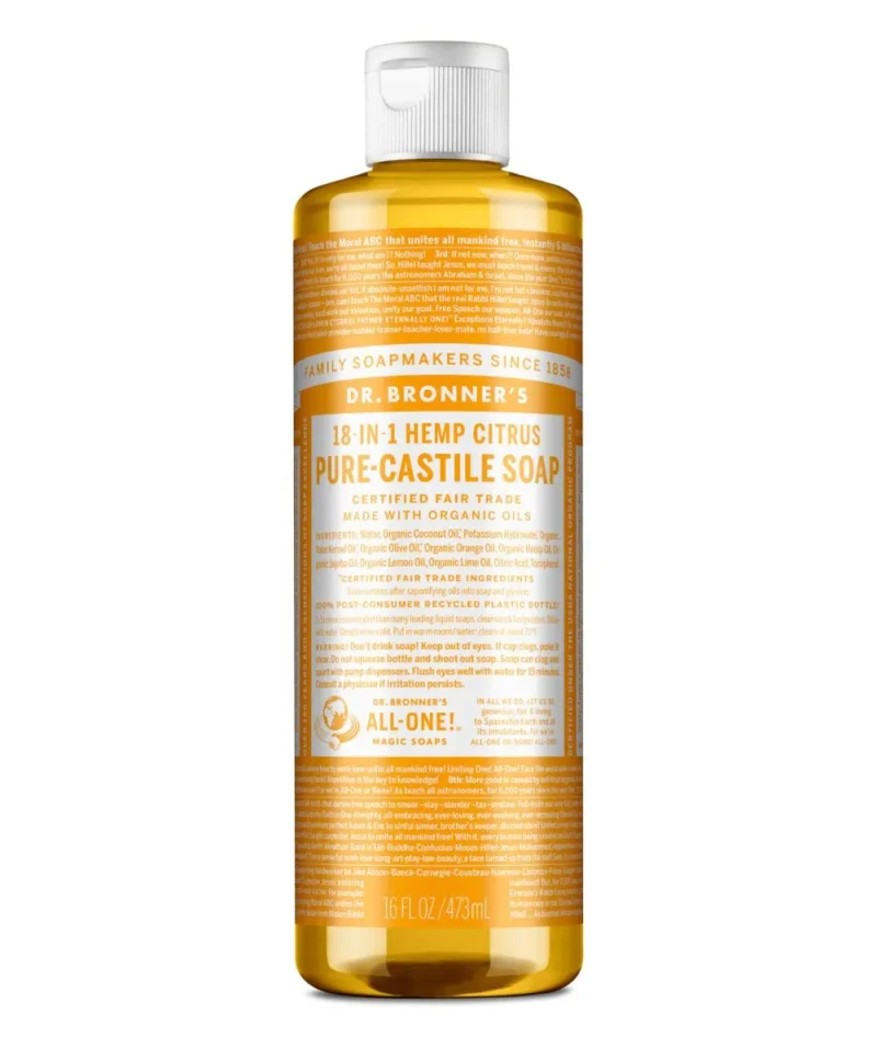 dr bronner s citrus liquid soap 16oz