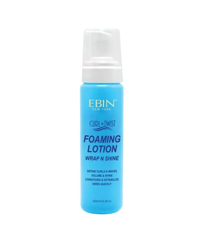 ebin curl twist foaming lotion 8 5oz