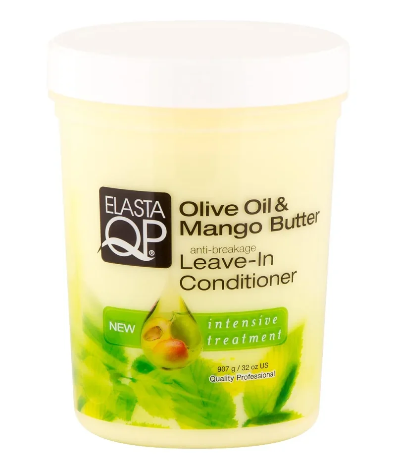 elasta qp olive oil mango butter leave in conditioner 32oz