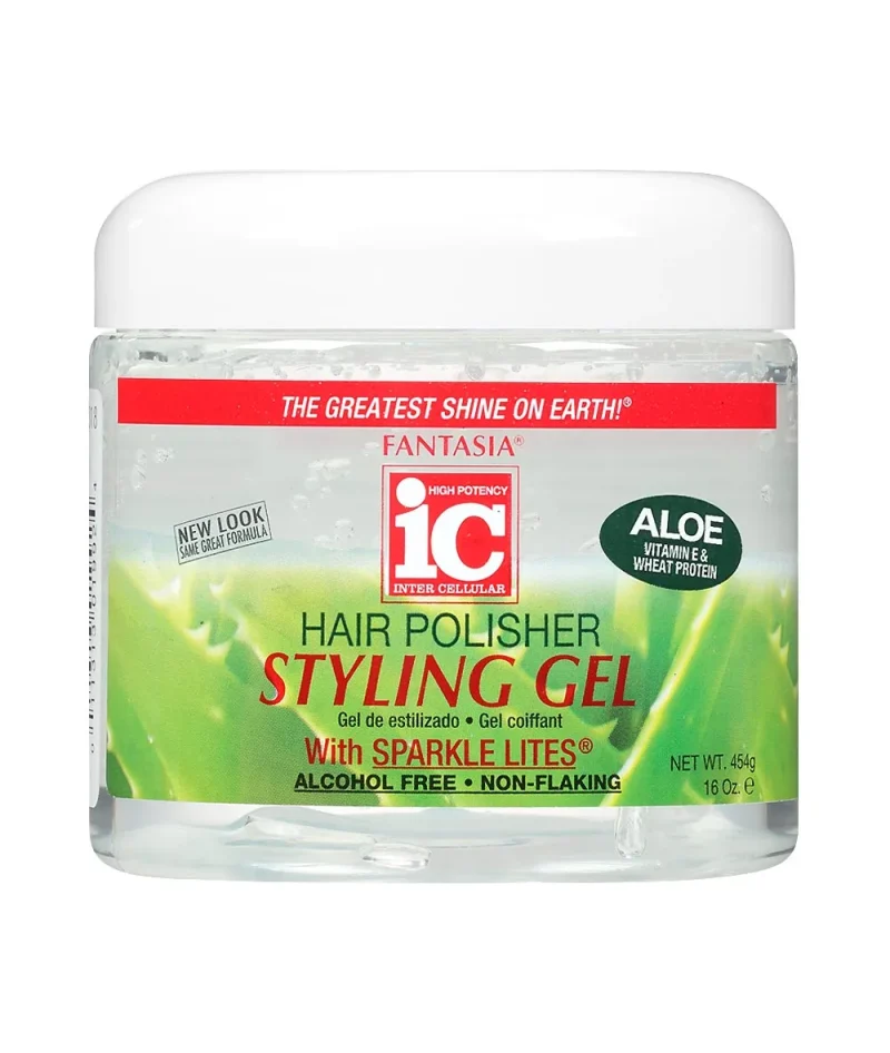 fantasia ic hair polisher styling gel with aloe 16oz