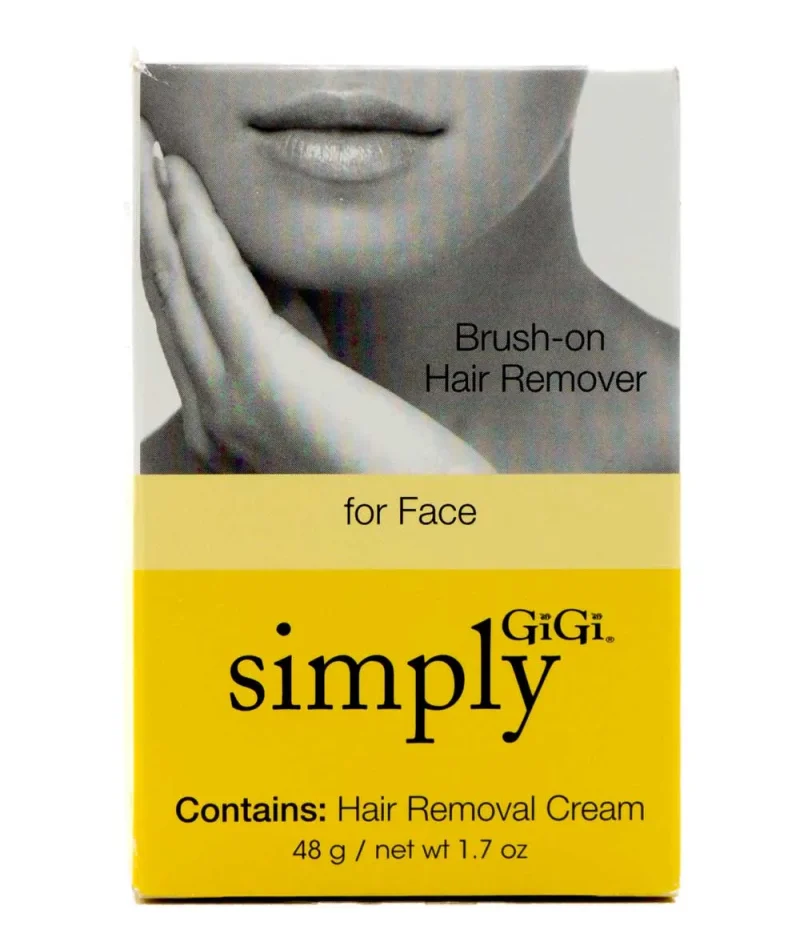 gigi simply face hair remover brush on 48g