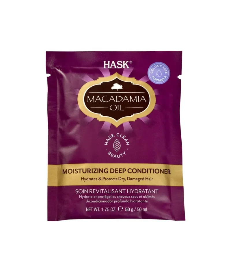 hask macadamia oil deep conditioner for hydrated hair