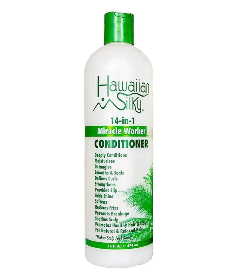 hawaiian silky 14 in 1 miracle worker conditioner 16oz