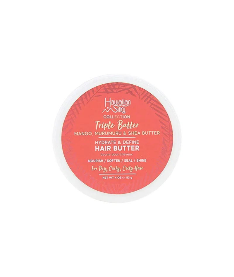 hawaiian silky hair butter 4oz hydrates repairs hair