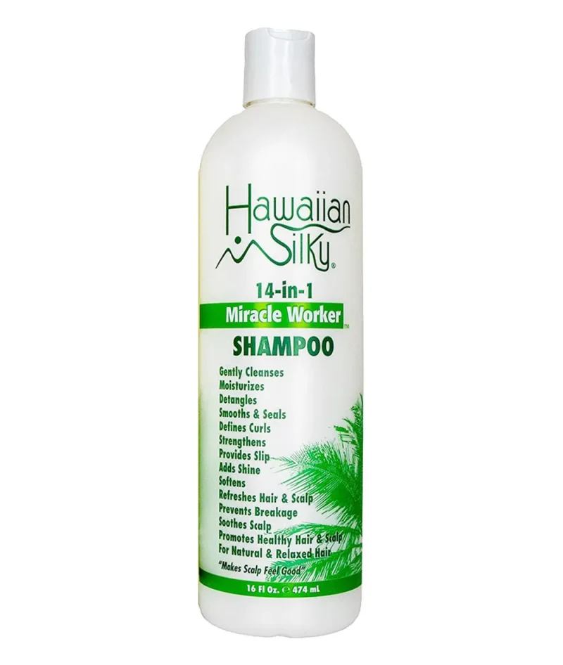 hawaiian silky miracle worker 14 in 1 shampoo 16oz