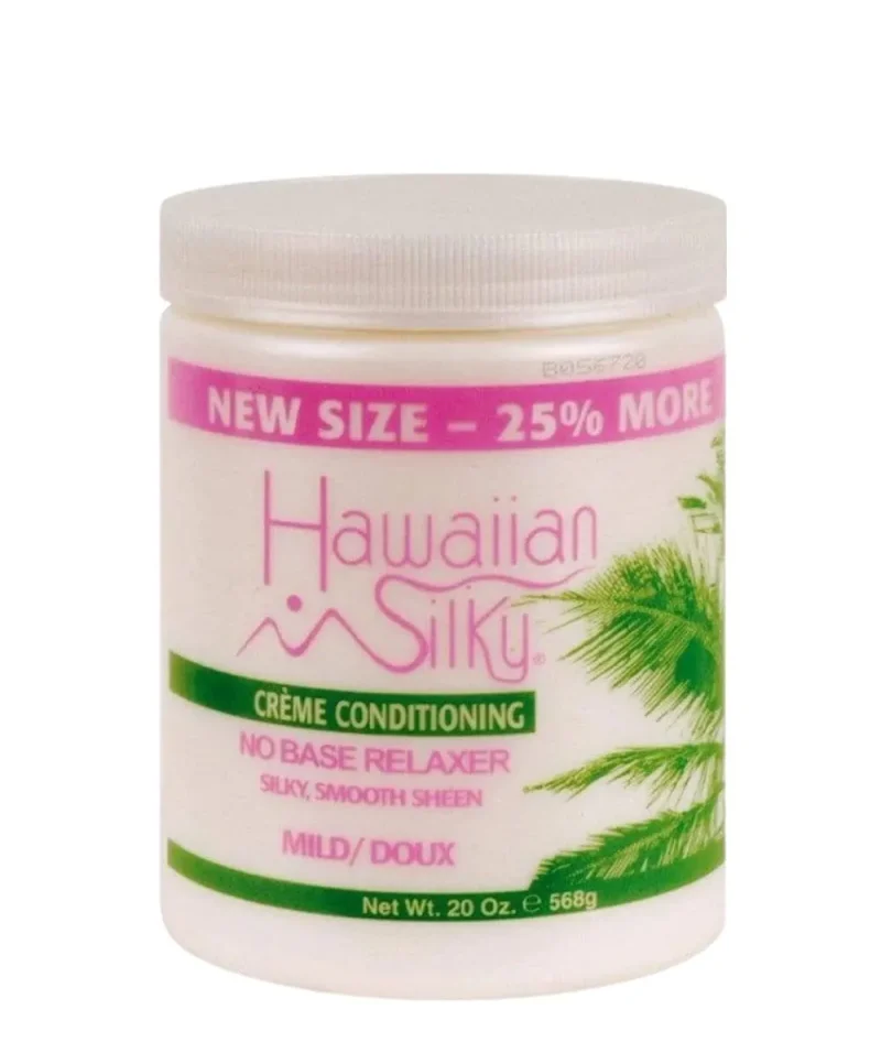 hawaiian silky no base relaxer mild 20oz jar