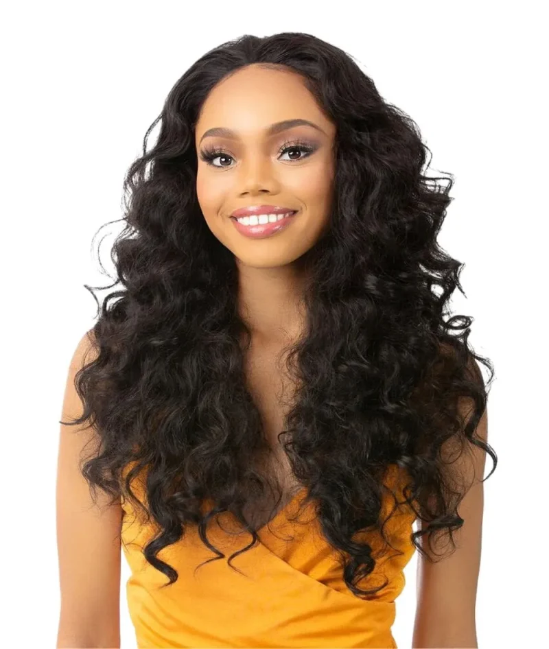 human blend half wig lacey nutique best friend forever