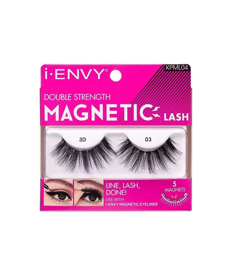 i envy double strength magnetic eyelashes by kiss professional quality