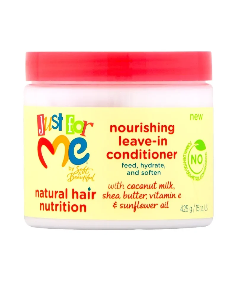 just for me nourishing leave in conditioner 15oz