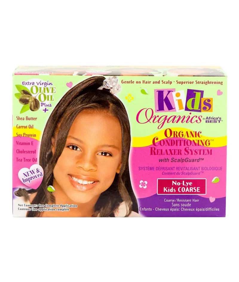 kids organic conditioning relaxer 2 pack kit by africa s best