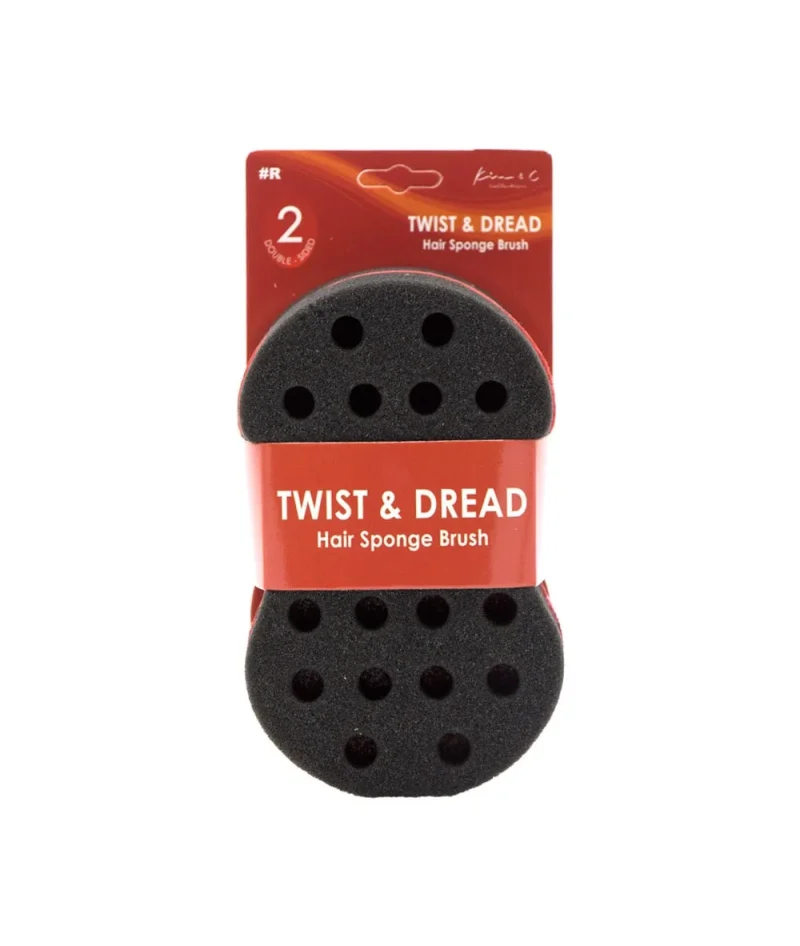 kim c twist dread sponge brush double sided