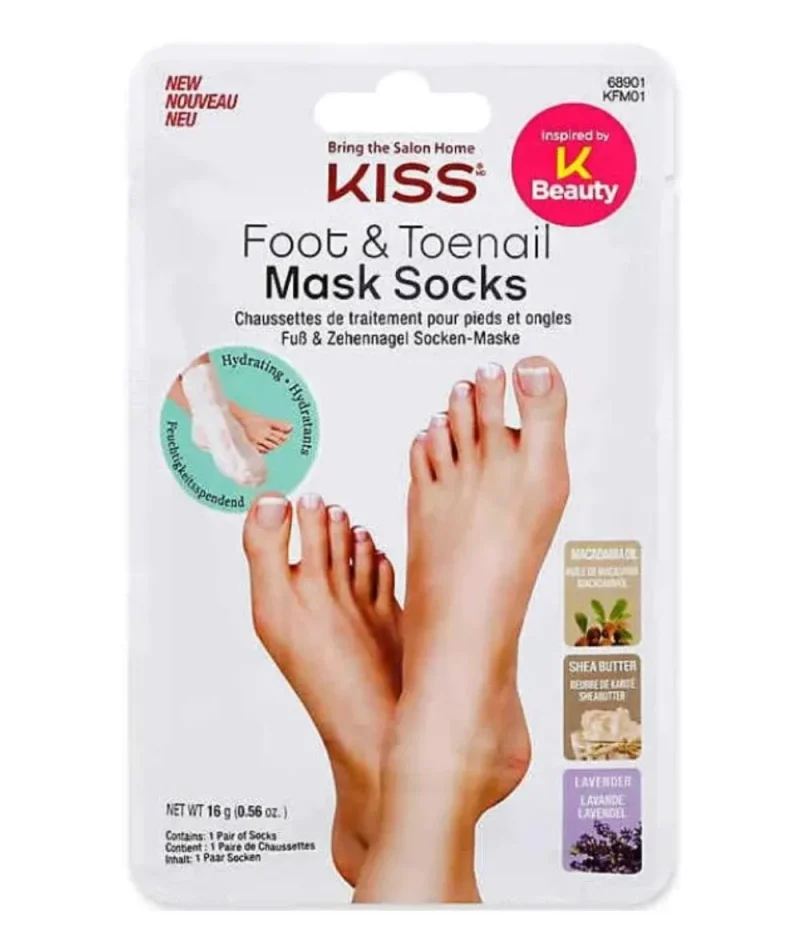 kiss foot mask kfm01d1 smooth soft feet in minutes