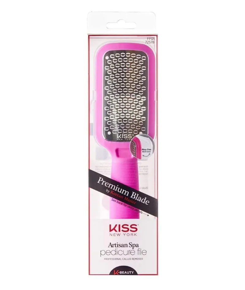 kisss new york artisan spa pedicure file pink