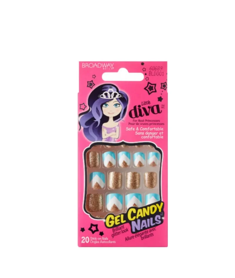 little diva gel candy stick on nails broadway nails bldg01