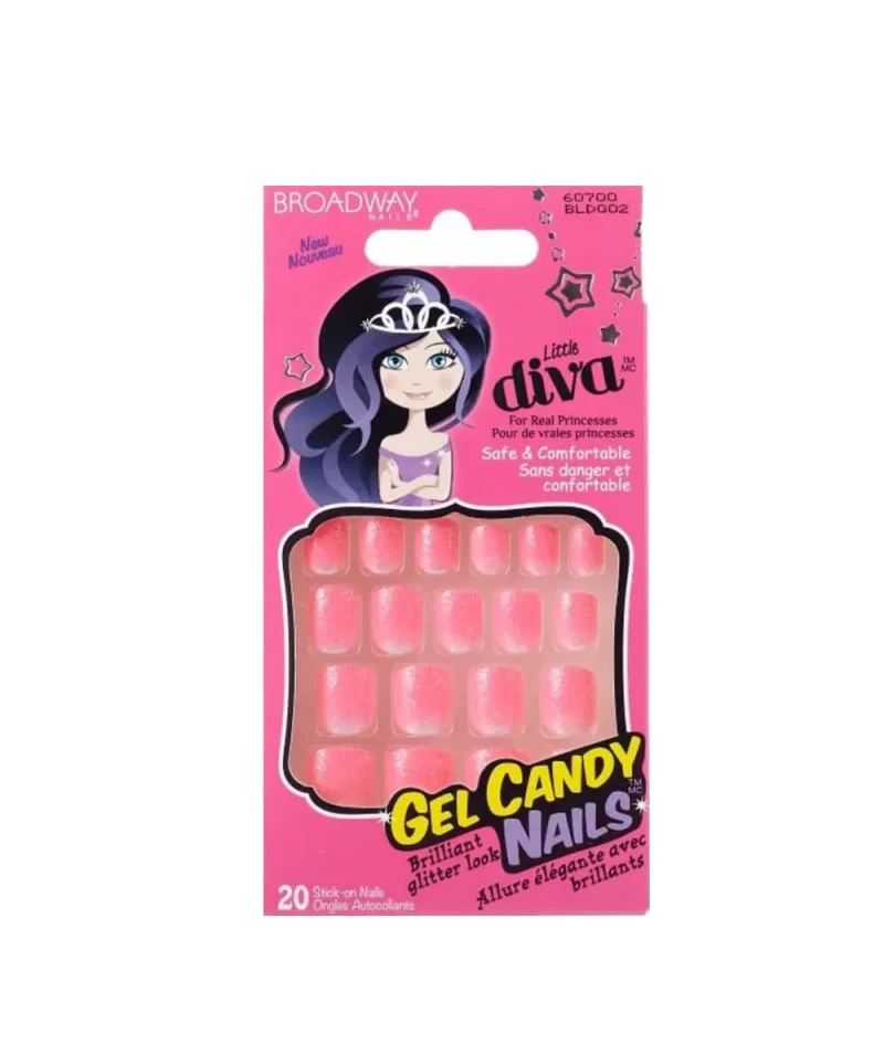 little diva gel candy stick on nails broadway nails bldg02