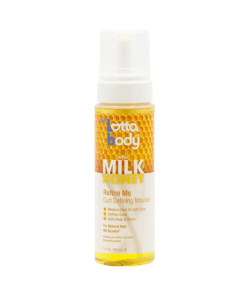 lottabody milk honey curl defining mousse 7oz