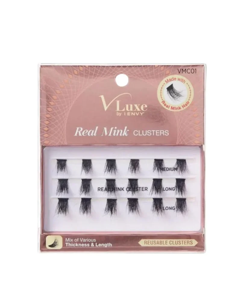 luxurious i envy v luxe mink cluster lashes vmc01 perfect for special occasions